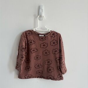 Zara Floral Print Long Sleeve Shirt - With Imperfections